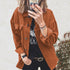 Corduroy Button Loose Shirt